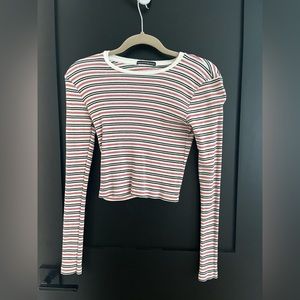 Brandy Melville stripped cropped top